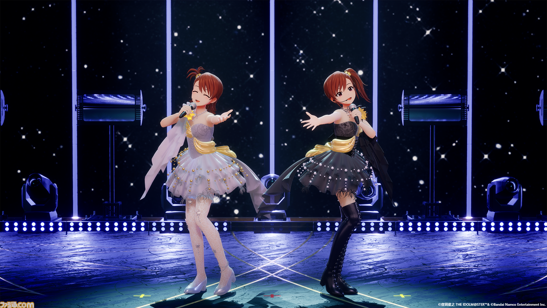 『アイマス』双海亜美・真美 twin live“ふたごぼしのつばさ”東京公演リポート。全曲ふたりでのステージで、新曲『北極星をズラしちゃえ！』でも一体感のあるパフォーマンスを披露。