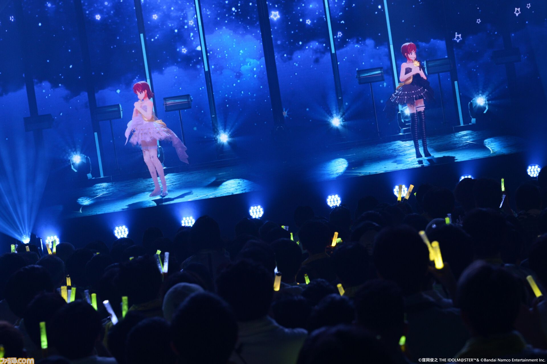 『アイマス』双海亜美・真美 twin live“ふたごぼしのつばさ”東京公演リポート。全曲ふたりでのステージで、新曲『北極星をズラしちゃえ！』でも一体感のあるパフォーマンスを披露。