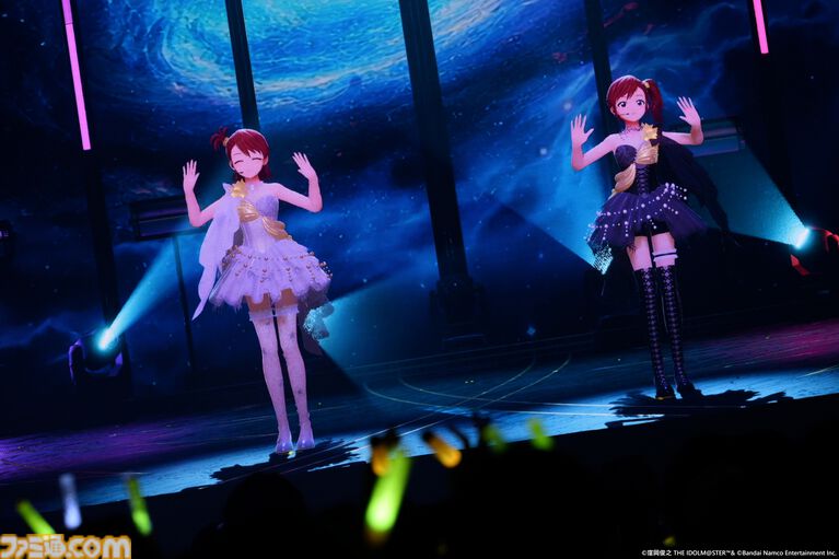 『アイマス』双海亜美・真美 twin live“ふたごぼしのつばさ”東京公演リポート。全曲ふたりでのステージで、新曲『北極星をズラしちゃえ！』でも一体感のあるパフォーマンスを披露。