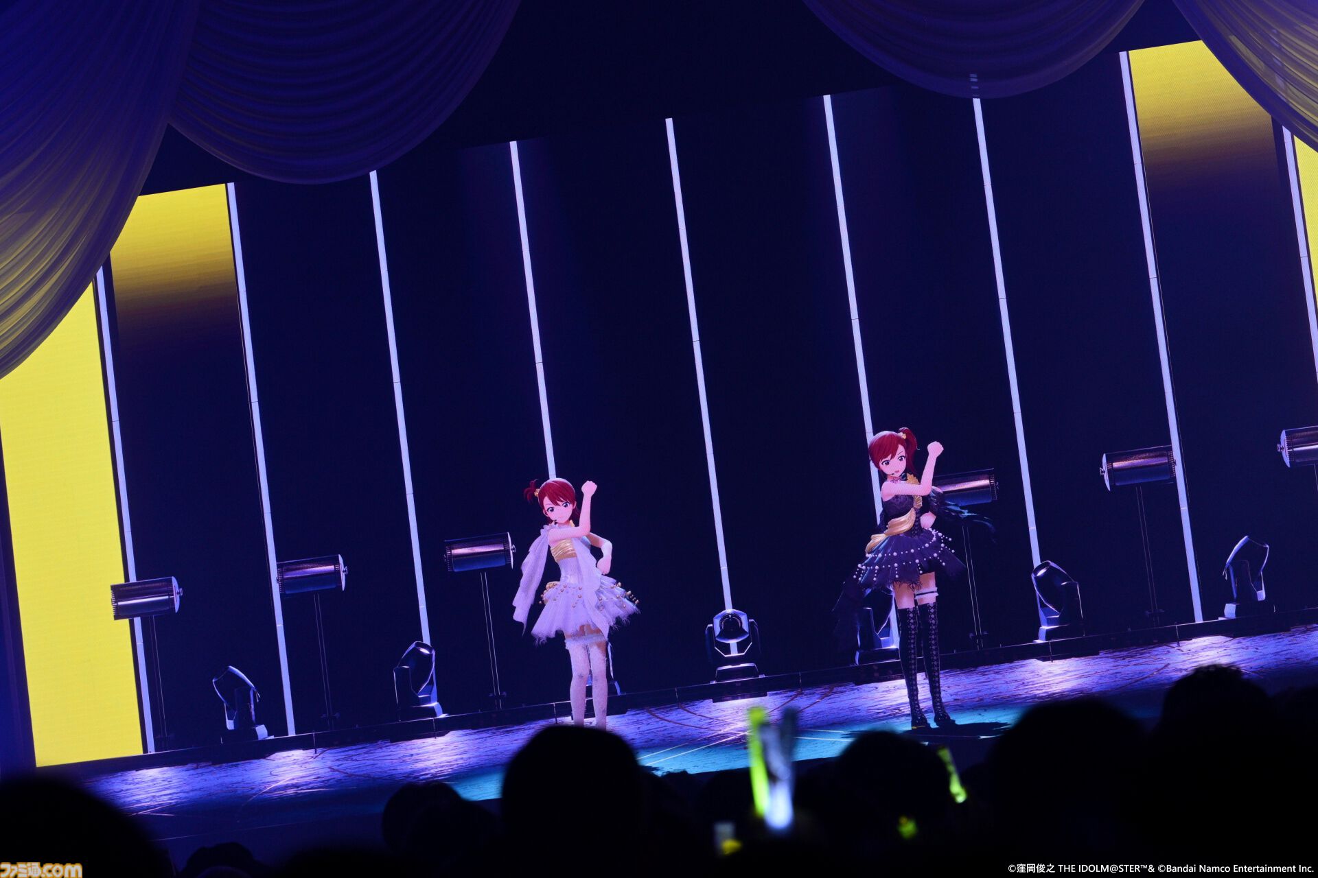『アイマス』双海亜美・真美 twin live“ふたごぼしのつばさ”東京公演リポート。全曲ふたりでのステージで、新曲『北極星をズラしちゃえ！』でも一体感のあるパフォーマンスを披露。