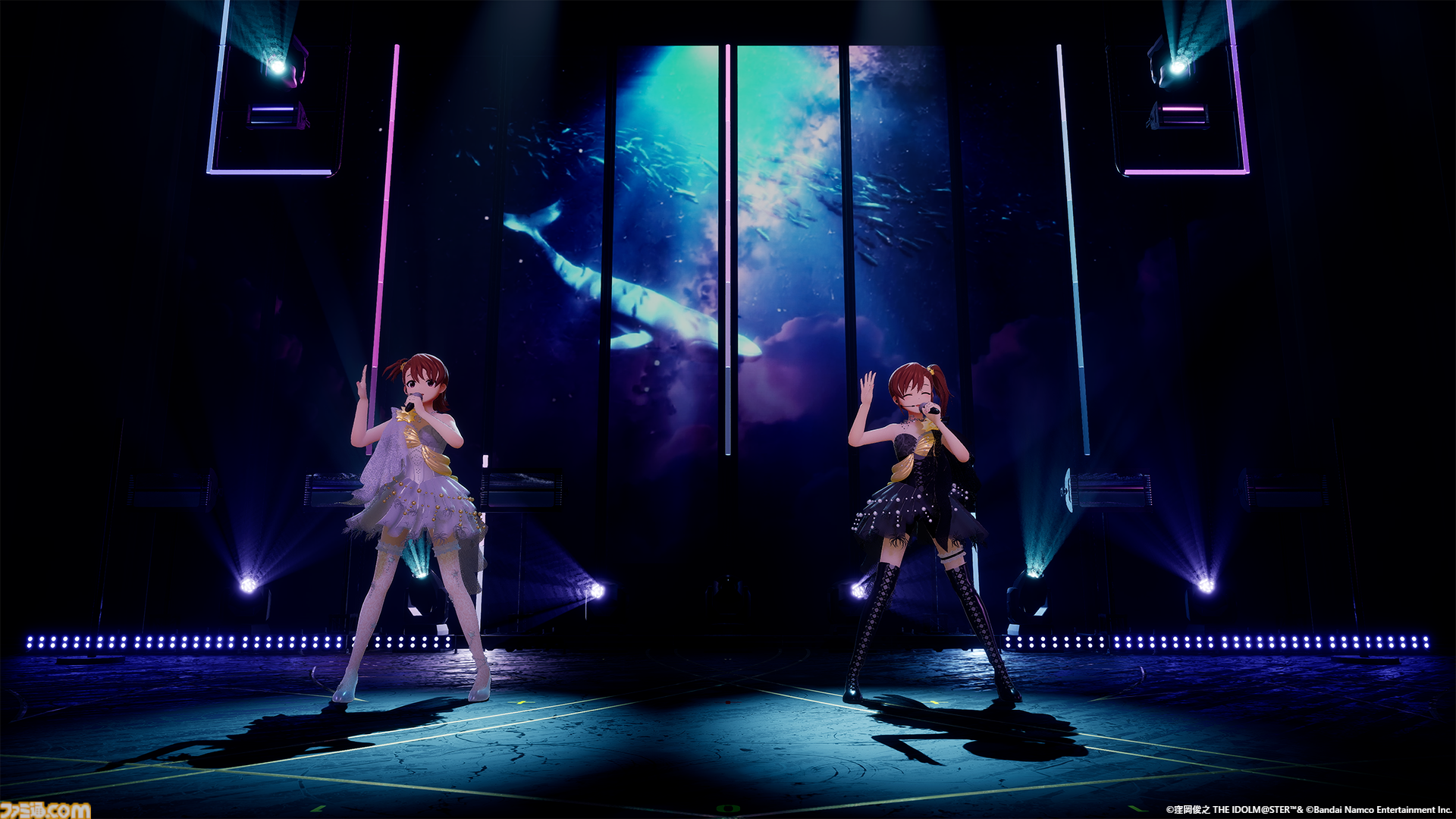 『アイマス』双海亜美・真美 twin live“ふたごぼしのつばさ”東京公演リポート。全曲ふたりでのステージで、新曲『北極星をズラしちゃえ！』でも一体感のあるパフォーマンスを披露。