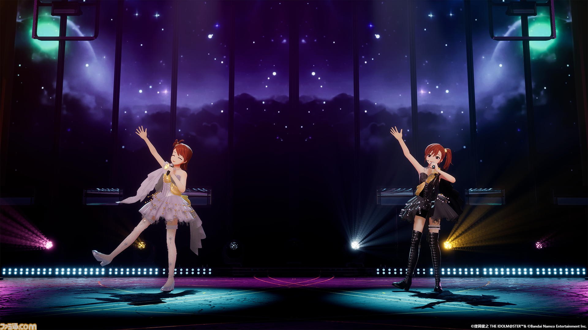 『アイマス』双海亜美・真美 twin live“ふたごぼしのつばさ”東京公演リポート。全曲ふたりでのステージで、新曲『北極星をズラしちゃえ！』でも一体感のあるパフォーマンスを披露。
