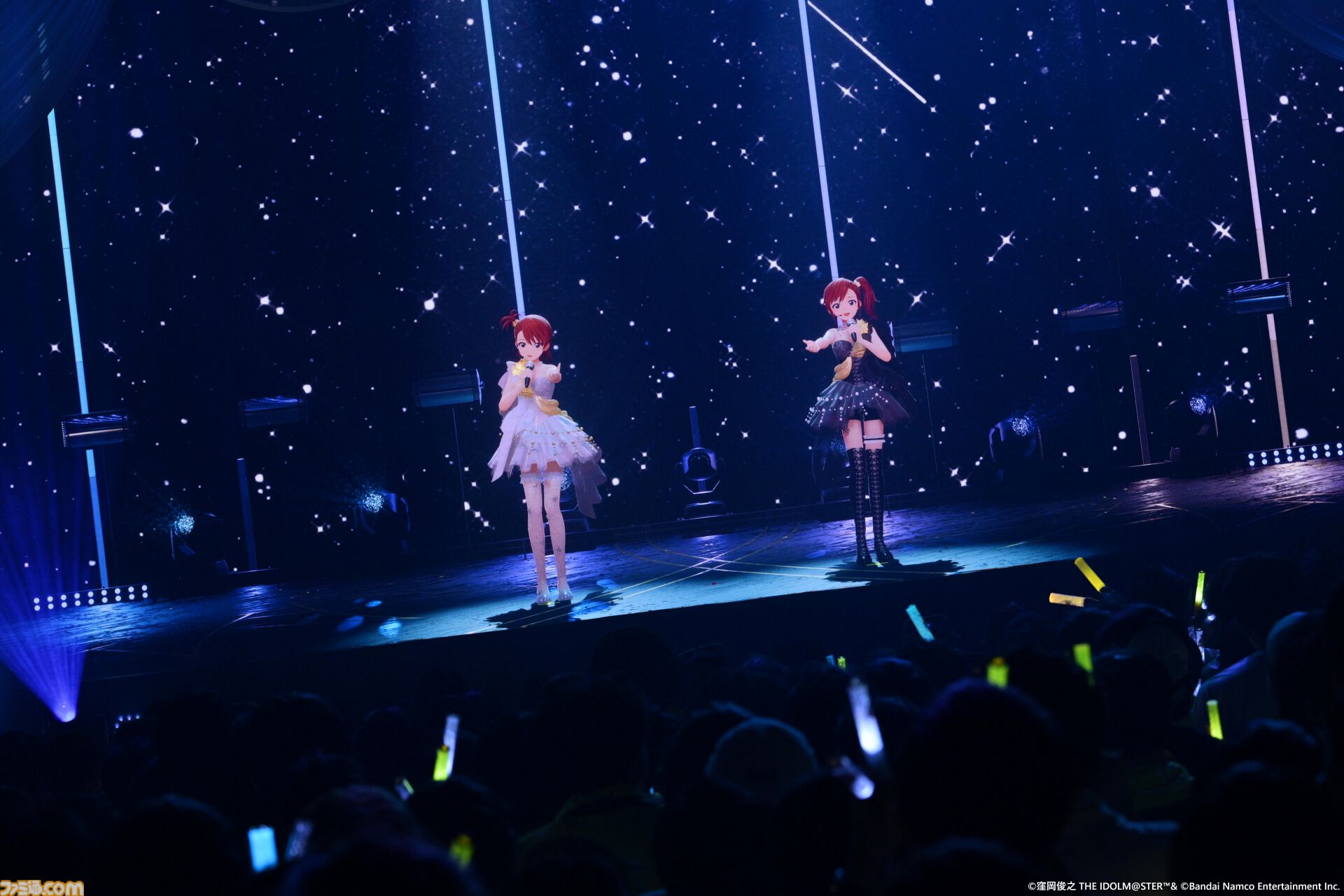 『アイマス』双海亜美・真美 twin live“ふたごぼしのつばさ”東京公演リポート。全曲ふたりでのステージで、新曲『北極星をズラしちゃえ！』でも一体感のあるパフォーマンスを披露。
