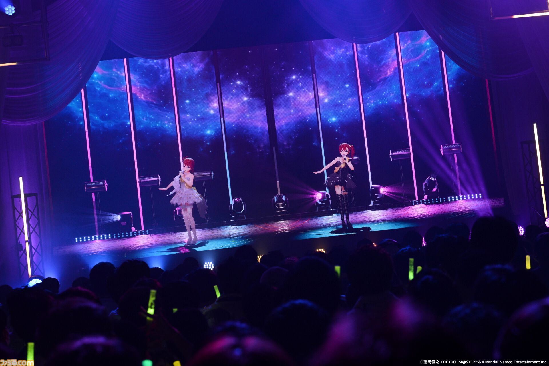 『アイマス』双海亜美・真美 twin live“ふたごぼしのつばさ”東京公演リポート。全曲ふたりでのステージで、新曲『北極星をズラしちゃえ！』でも一体感のあるパフォーマンスを披露。