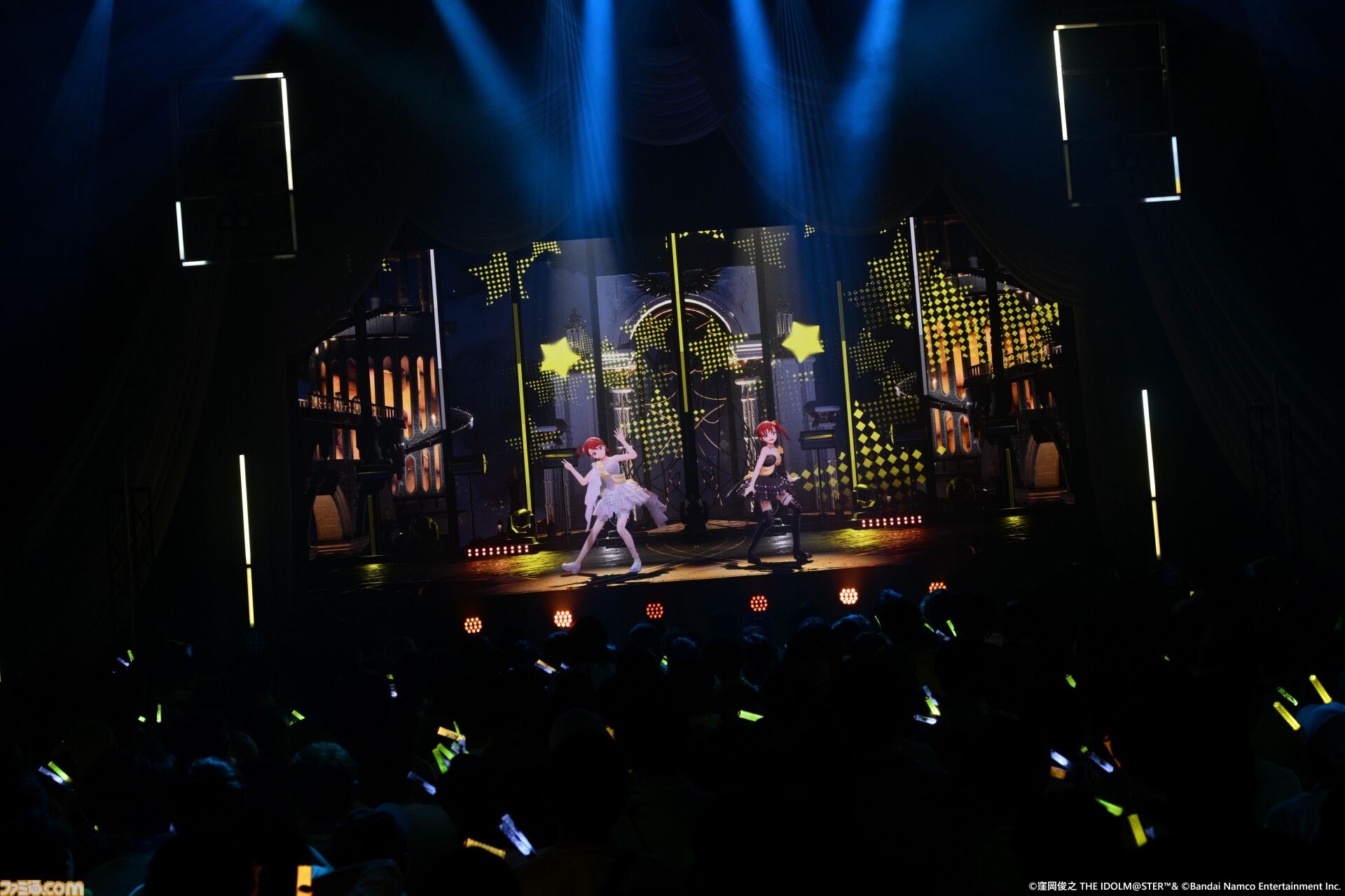 『アイマス』双海亜美・真美 twin live“ふたごぼしのつばさ”東京公演リポート。全曲ふたりでのステージで、新曲『北極星をズラしちゃえ！』でも一体感のあるパフォーマンスを披露。