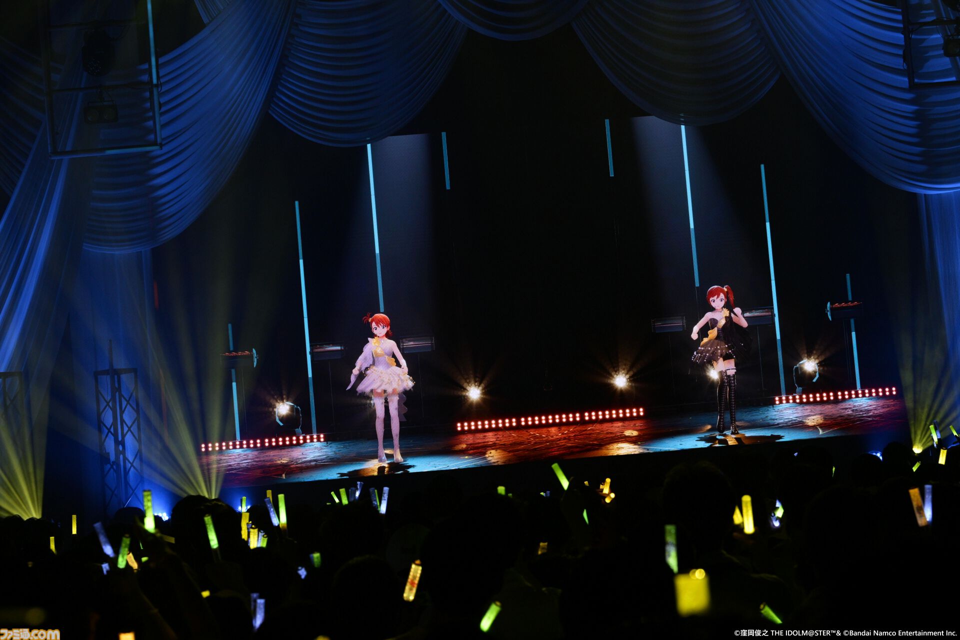 『アイマス』双海亜美・真美 twin live“ふたごぼしのつばさ”東京公演リポート。全曲ふたりでのステージで、新曲『北極星をズラしちゃえ！』でも一体感のあるパフォーマンスを披露。