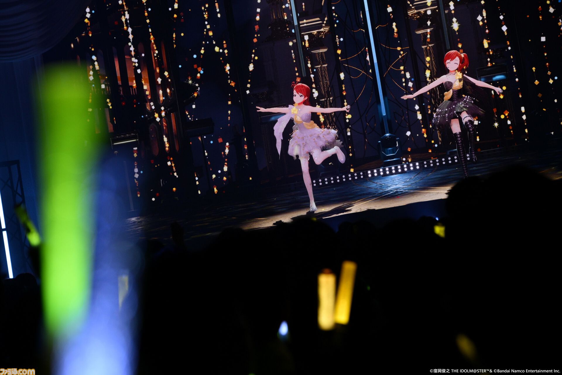 『アイマス』双海亜美・真美 twin live“ふたごぼしのつばさ”東京公演リポート。全曲ふたりでのステージで、新曲『北極星をズラしちゃえ！』でも一体感のあるパフォーマンスを披露。