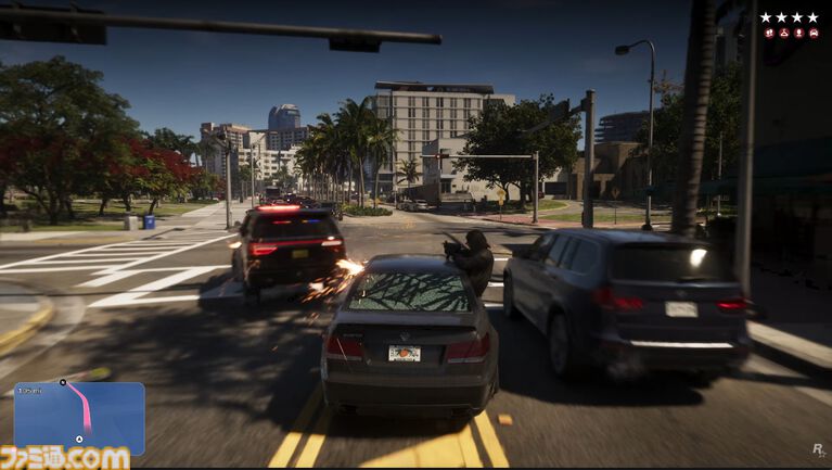 『GTA6』26分の長尺映像でついにゲームプレイ初公開。犬とじゃれるシーン、盗んだ車を中継するストリーマーのライブ配信など、新要素続々