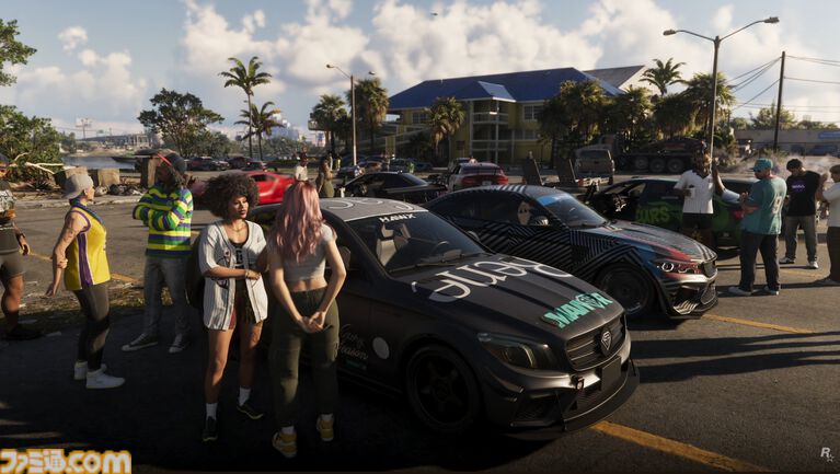 『GTA6』26分の長尺映像でついにゲームプレイ初公開。犬とじゃれるシーン、盗んだ車を中継するストリーマーのライブ配信など、新要素続々