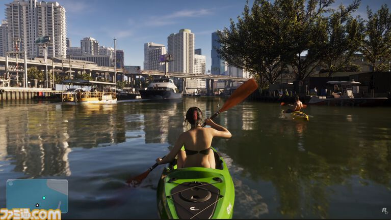 『GTA6』26分の長尺映像でついにゲームプレイ初公開。犬とじゃれるシーン、盗んだ車を中継するストリーマーのライブ配信など、新要素続々