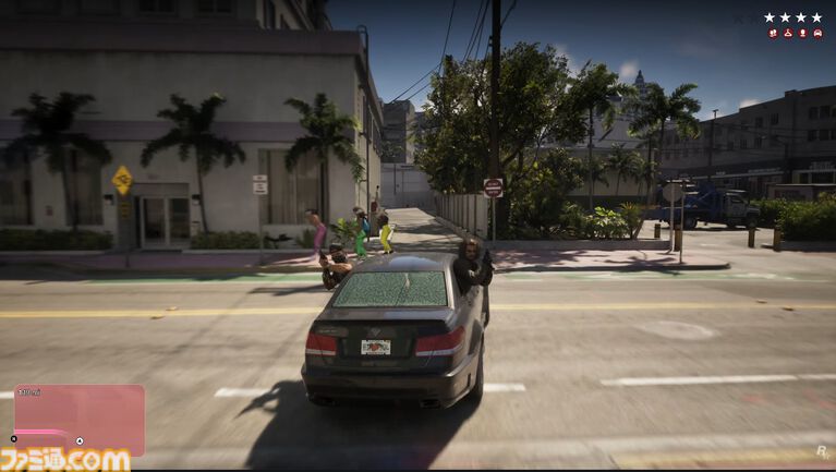 『GTA6』26分の長尺映像でついにゲームプレイ初公開。犬とじゃれるシーン、盗んだ車を中継するストリーマーのライブ配信など、新要素続々