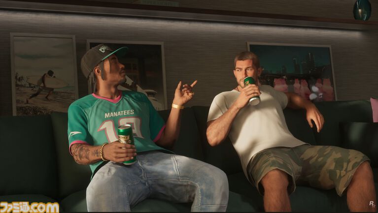 『GTA6』26分の長尺映像でついにゲームプレイ初公開。犬とじゃれるシーン、盗んだ車を中継するストリーマーのライブ配信など、新要素続々