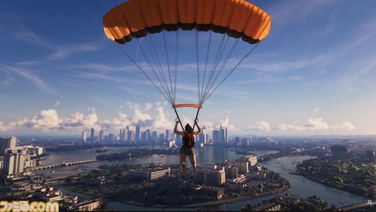 『GTA6』26分の長尺映像でついにゲームプレイ初公開。犬とじゃれるシーン、盗んだ車を中継するストリーマーのライブ配信など、新要素続々