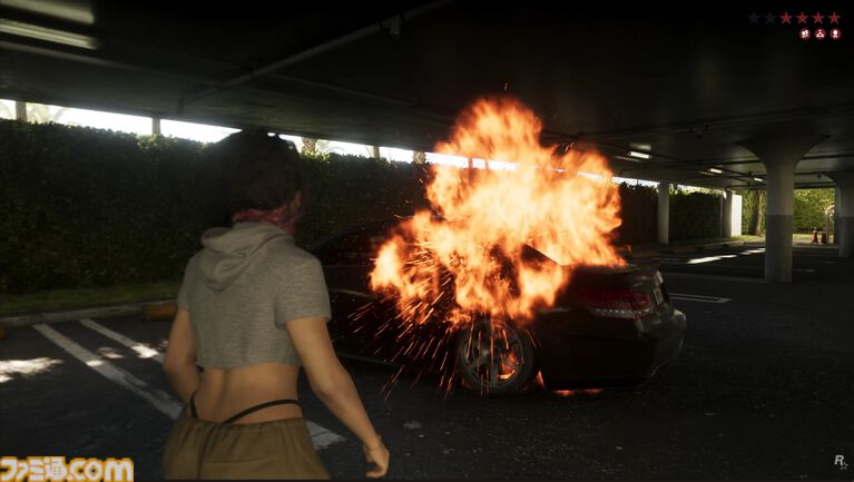 『GTA6』26分の長尺映像でついにゲームプレイ初公開。犬とじゃれるシーン、盗んだ車を中継するストリーマーのライブ配信など、新要素続々