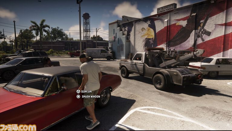 『GTA6』26分の長尺映像でついにゲームプレイ初公開。犬とじゃれるシーン、盗んだ車を中継するストリーマーのライブ配信など、新要素続々