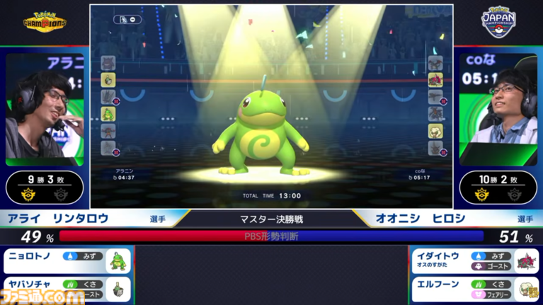 【ポケモンチャンピオンズ】“PJCS2026”マスターカテゴリ優勝者オオニシ ヒロシ選手インタビュー。ニョロトノの2連続“まもる”成功が勝敗を決した伝説の決勝戦を振り返る