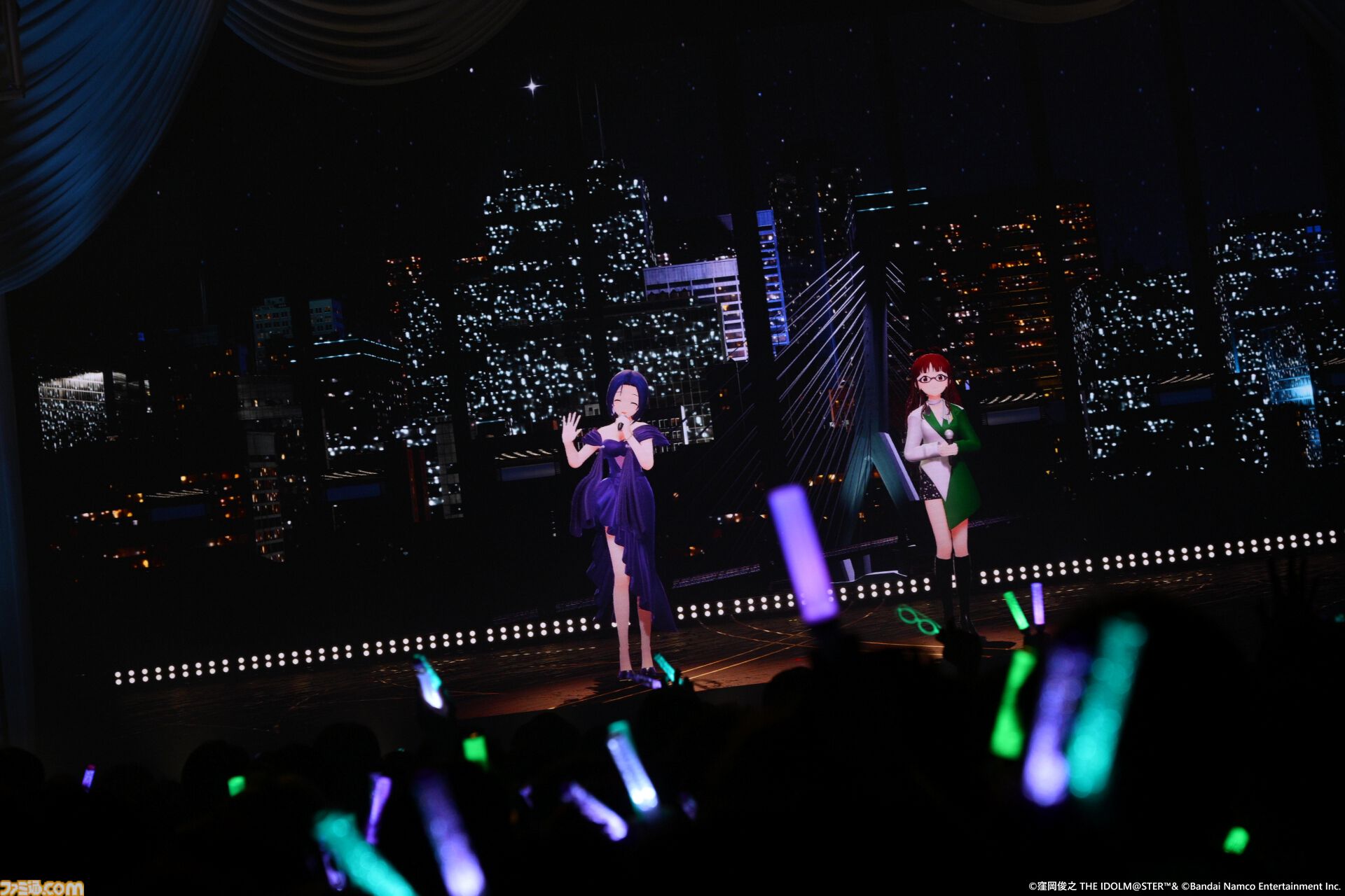 『アイマス』三浦あずさ・秋月律子 twin live “つみまつよるまち”東京公演リポート。大人の魅力が溢れる落ち着いたライブで、オシャレな新曲『Binary Star』も披露