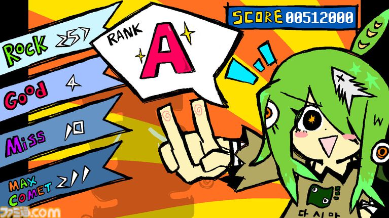 キーボードでギターを弾くノベル音ゲー『COMETROX!』。宇宙を救うために怪獣とロックな殴り合い