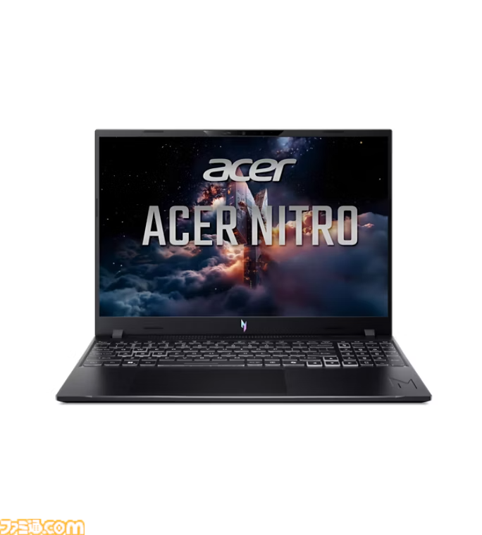 RTX5070搭載ゲーミングノートPC“Nitro V 16 AI”を実機検証。『アークナイツ：エンドフィールド』で平均228fps。32GBメモリ＆sRGBカバー率100％の画面でゲームも仕事も1台で