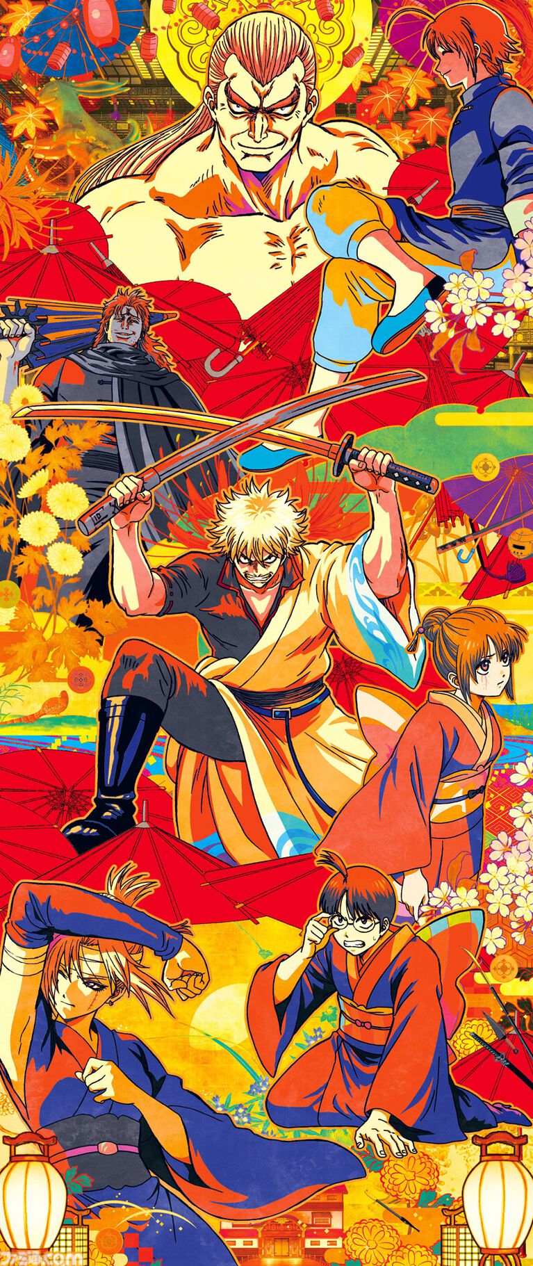『新劇場版 銀魂 -吉原大炎上-<超炎上版>』入場者特典は銀さんの誕生日お祝い色紙。万事屋、真選組、攘夷四天王など作画監督陣が描き下ろし