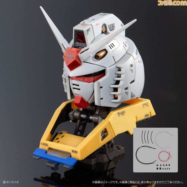 【ガンダム】3種合体で全高約20cmのバストアップフィギュアに。精巧な内部構造も楽しめる。本日(8/31)よりガシャポンオンラインで予約開始