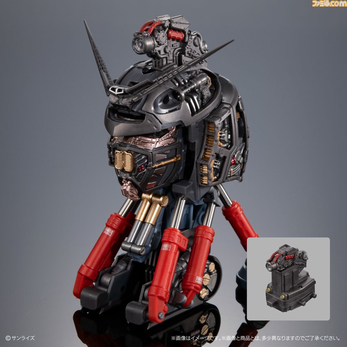 【ガンダム】3種合体で全高約20cmのバストアップフィギュアに。精巧な内部構造も楽しめる。本日（8/31）よりガシャポンオンラインで予約開始