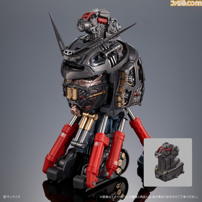 【ガンダム】3種合体で全高約20cmのバストアップフィギュアに。精巧な内部構造も楽しめる。本日(8/31)よりガシャポンオンラインで予約開始