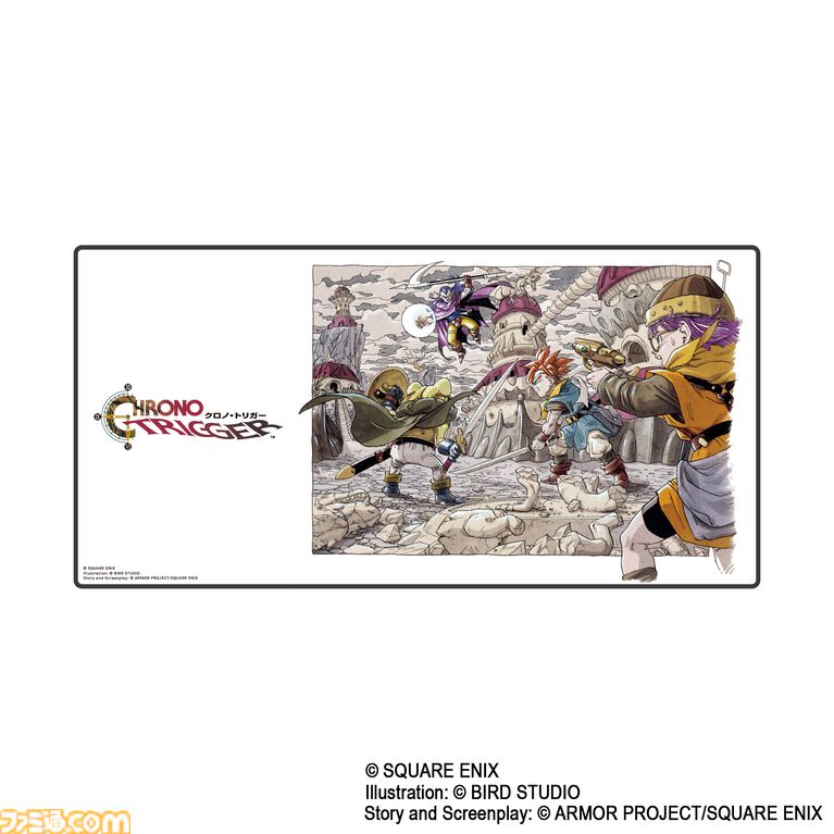 『クロノ・トリガー』カエルやロボのぬいぐるみ、7人の仲間たちのアクスタ、チャームコレクションやマウスパッドなど新作グッズが一挙登場