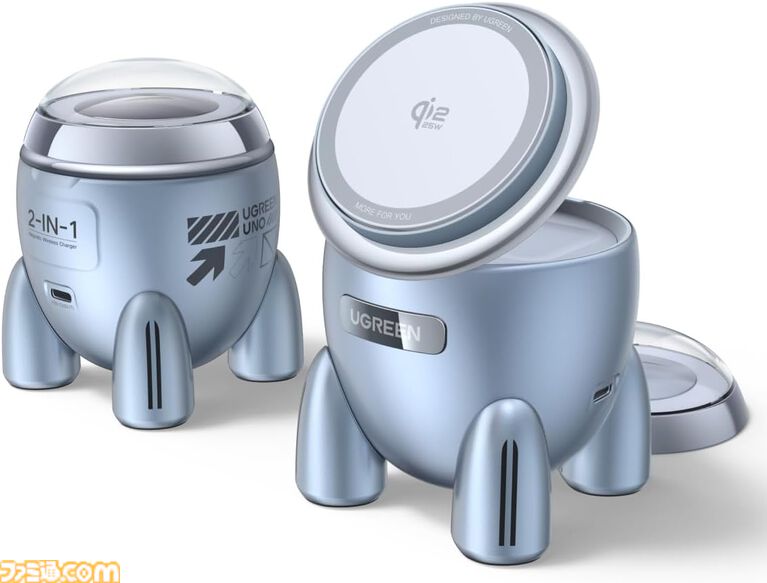 【Amazonスマイルセール】UGREENロボット充電器が37%オフ。Ankerピカチュウ変換プラグは33%オフ、『スタレ』爻光モバイルバッテリーは25%オフ
