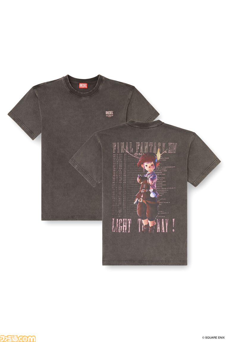 『FF14』DIESELコラボプロジェクトが9月始動。アゼムのクリスタル、エオルゼア三国などのアパレルを順次展開