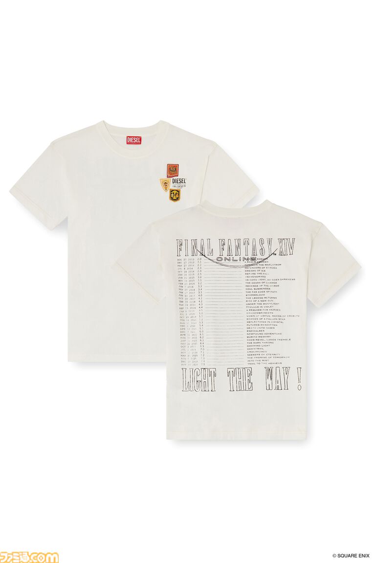 『FF14』DIESELコラボプロジェクトが9月始動。アゼムのクリスタル、エオルゼア三国などのアパレルを順次展開