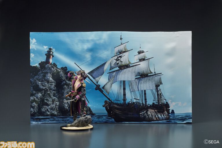 『龍が如く8外伝』キャプテン真島フィギュアがエビテンで予約受付中。限定特典はフィギュアのバックに飾ってもよし、敷いてもよしの“ゴロー丸布ポスター”
