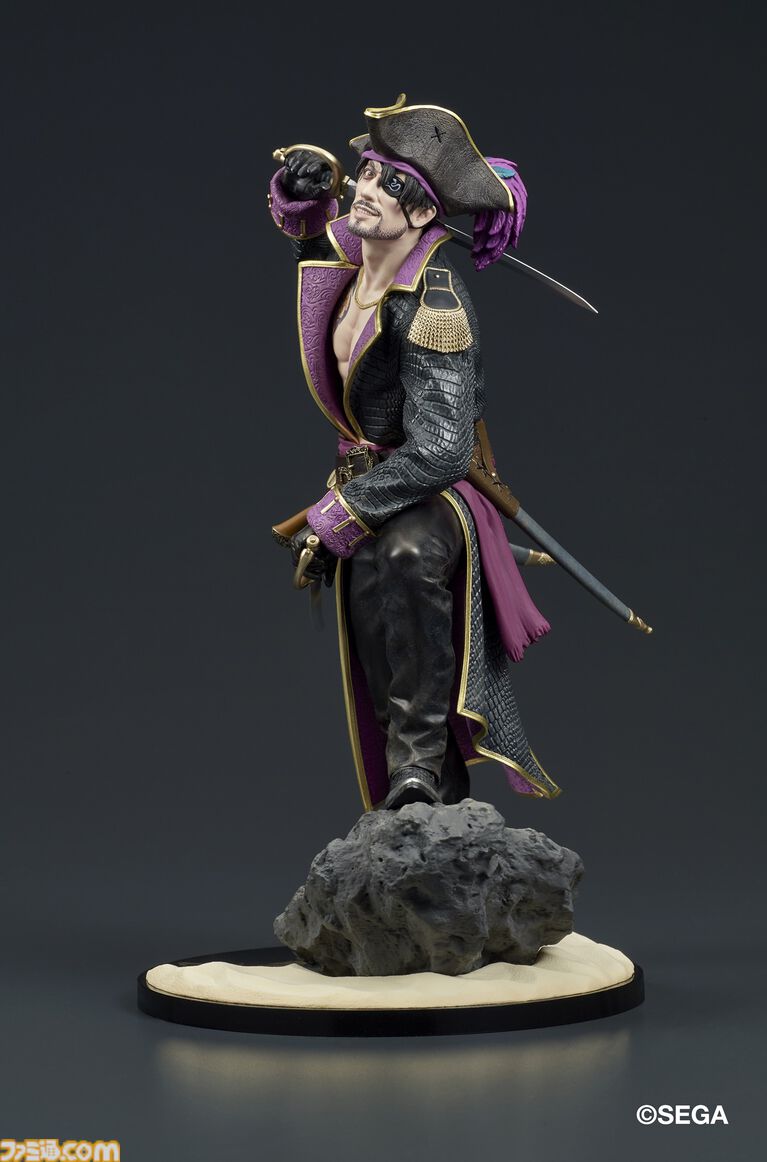 『龍が如く8外伝』キャプテン真島フィギュアがエビテンで予約受付中。限定特典はフィギュアのバックに飾ってもよし、敷いてもよしの“ゴロー丸布ポスター”