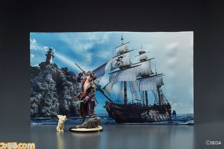 『龍が如く8外伝』キャプテン真島フィギュアがエビテンで予約受付中。限定特典はフィギュアのバックに飾ってもよし、敷いてもよしの“ゴロー丸布ポスター”
