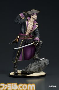 『龍が如く8外伝』キャプテン真島フィギュアがエビテンで予約受付中。限定特典はフィギュアのバックに飾ってもよし、敷いてもよしの“ゴロー丸布ポスター”