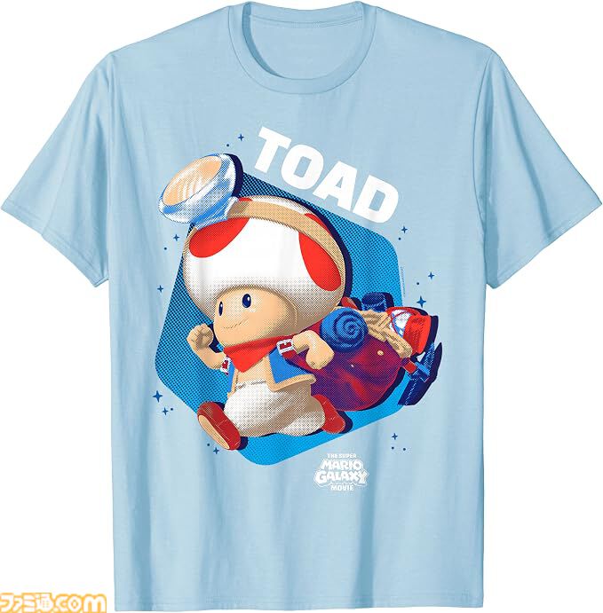 映画『ザ・スーパーマリオギャラクシー・ムービー』TシャツがAmazonスマイルセールでお買い得。マリオ、ヨッシーなどおなじみの顔ぶれがずらり