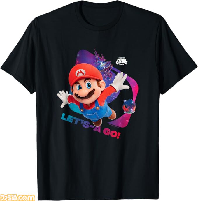 映画『ザ・スーパーマリオギャラクシー・ムービー』TシャツがAmazonスマイルセールでお買い得。マリオ、ヨッシーなどおなじみの顔ぶれがずらり