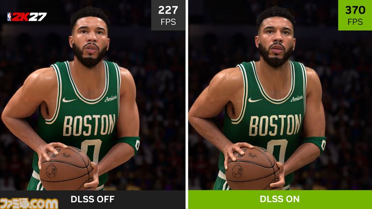 NVIDIA DLSS 5が9月4日より『NBA 2K27』に対応開始。4K表示にレイトレーシング設定も載せた状態で、さらにFPSを向上させる驚異の技術