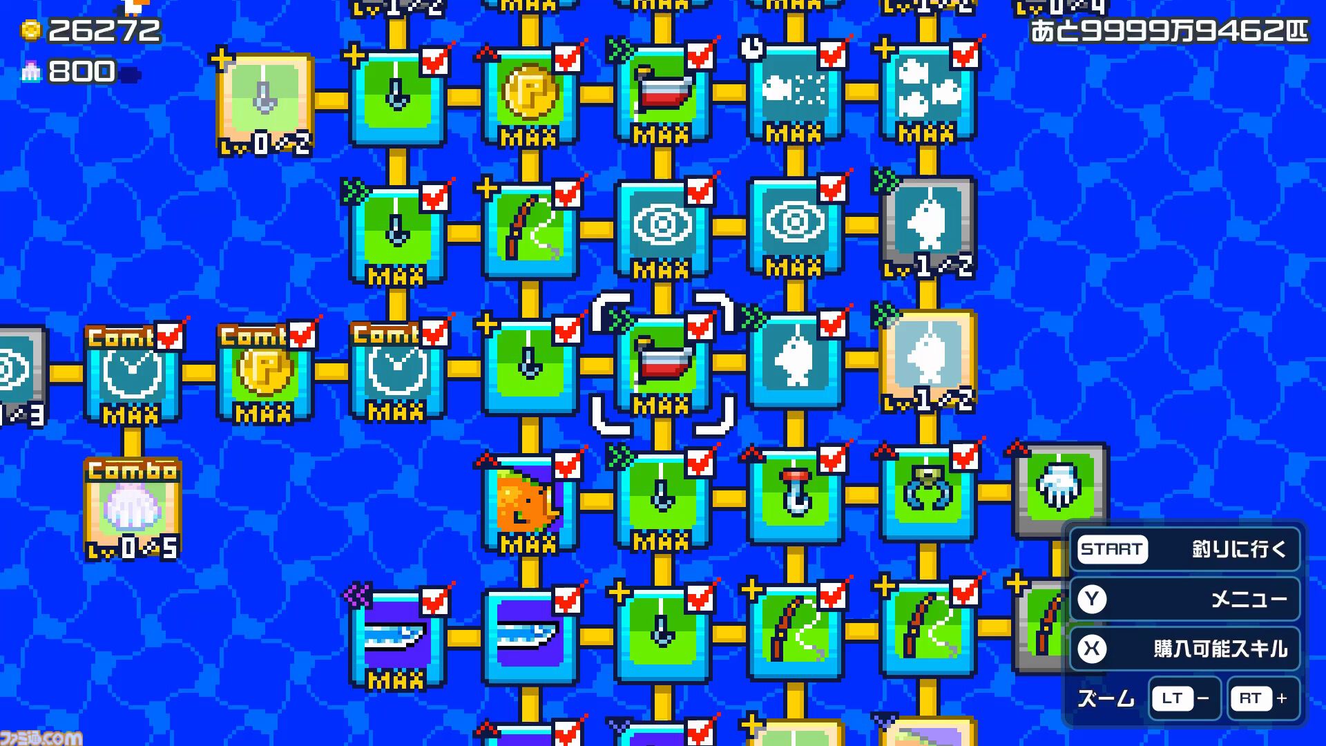 『海の魚、ぜんぶ釣る』5時間で1億匹を釣り上げるインフレ系釣りゲーが公開。ダイナマイト漁にドローン、UFOでの釣りなど何でもアリで釣り尽くす