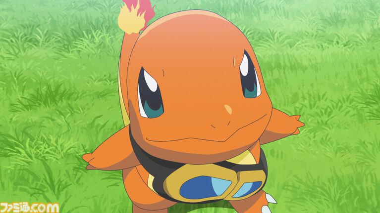 【アニポケ】『ポケモンGO』コラボ回が9月18日放送。ウィロー博士が登場、ゲーム内ではフリードのゴーグルをつけたヒトカゲが出現