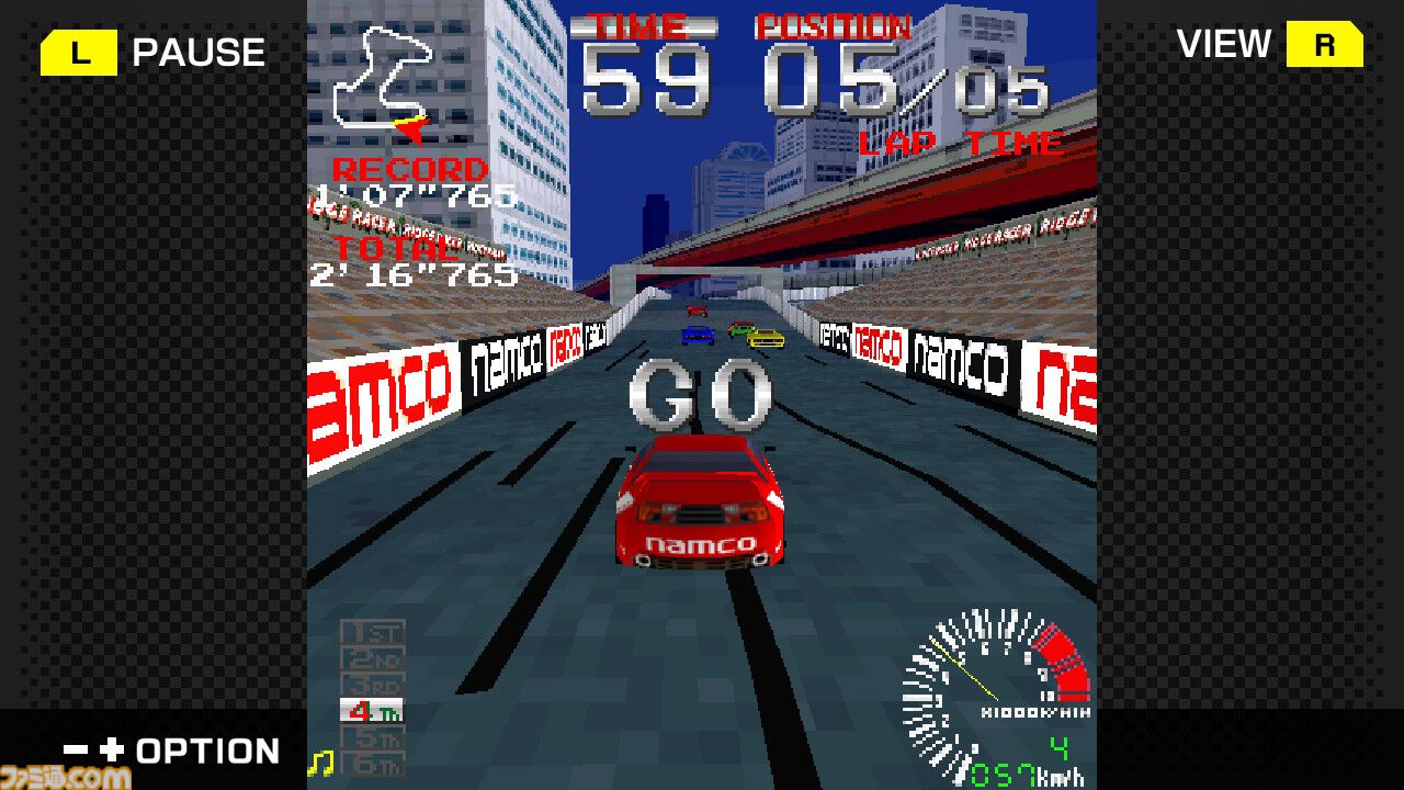 【G-MODEアーカイブス+】『リッジレーサー』のフィーチャーフォン版がSwitch、Steamで復刻。Switch版が9月3日、Steam版が9月16日より配信