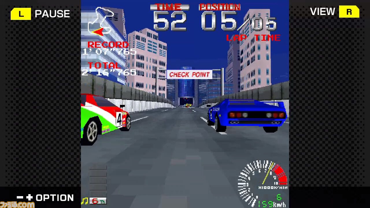 【G-MODEアーカイブス+】『リッジレーサー』のフィーチャーフォン版がSwitch、Steamで復刻。Switch版が9月3日、Steam版が9月16日より配信