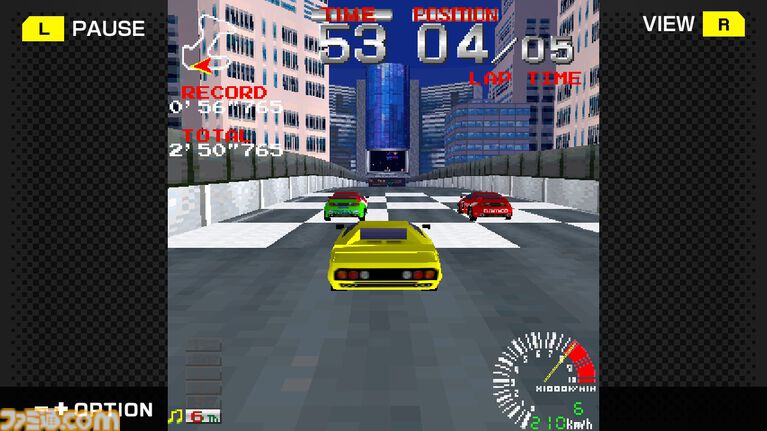【G-MODEアーカイブス+】『リッジレーサー』のフィーチャーフォン版がSwitch、Steamで復刻。Switch版が9月3日、Steam版が9月16日より配信