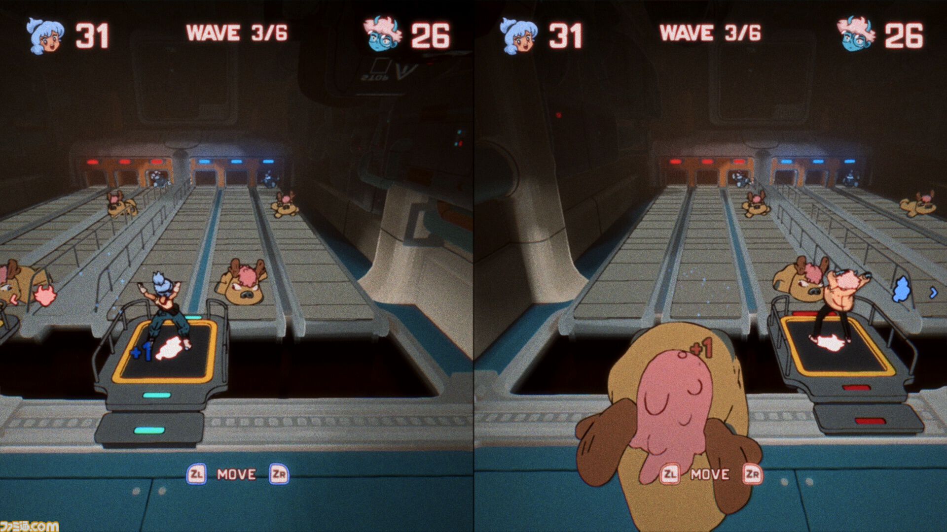 『オービタルズ』1980～90年代アニメ風に描かれるふたり協力アクションがSwitch2にて本日（9/3）発売。固い絆で宇宙の脅威に立ち向う大冒険