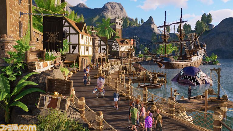 ディズニーとFrontierのコラボゲームが発表。テーマパーク運営シミュレーション『プラネットコースター』などの経験を活かして開発を進める