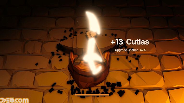 『Unlucky Swordsmith』剣を叩いて強化、失敗すれば粉々。確率で鍛えた剣がオシャカになるカジュアル鍛冶屋ゲーム発表。いろいろな意味で手に汗握る悪魔的ギャンブル