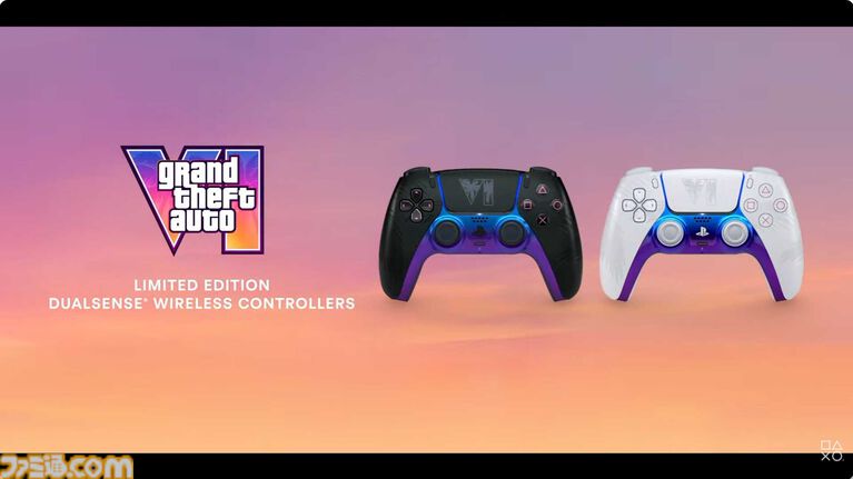 『GTA6』仕様のPS5用デュアルセンスコントローラー“GTA6 Limited Edition”が登場。黒と白の2色【State of Play】