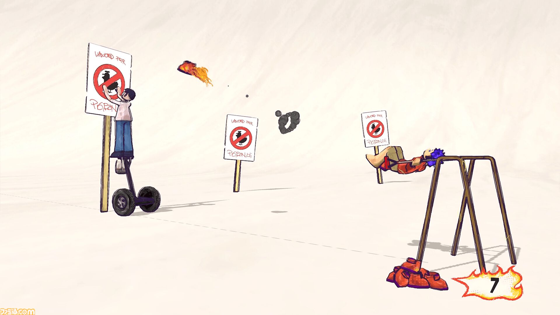 ブランコ靴飛ばしゲーム『Shoe it All!』が配信開始。靴を飛ばして目標をぶっ壊す、シンプルで童心に返れる物理演算パズル