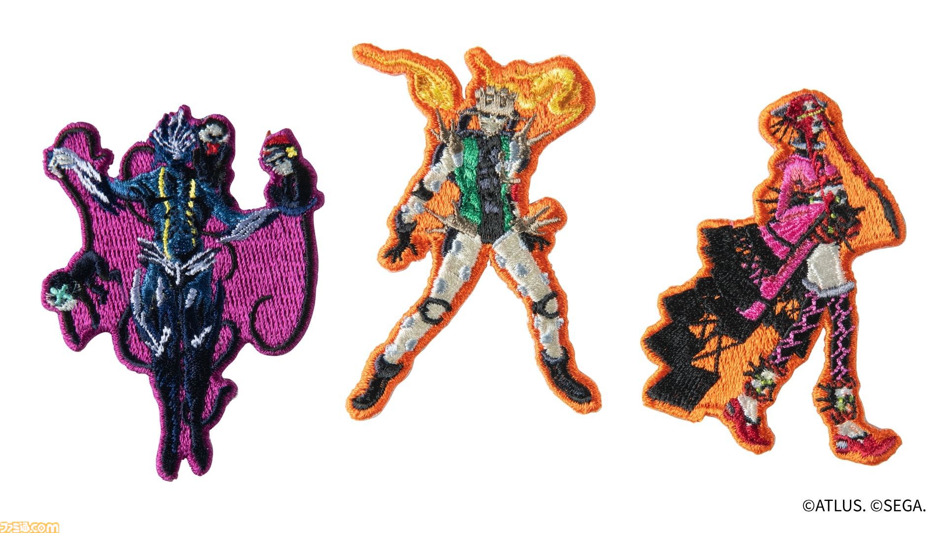 ペルソナ】『P5R』のメニュー画面ブロック、各主人公のペルソナ刺繍