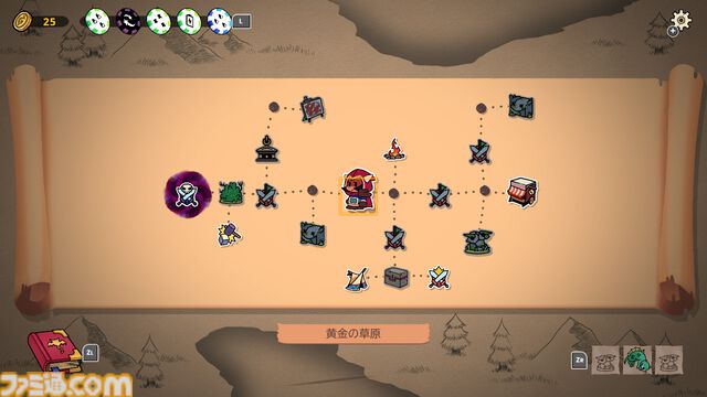 ダイスロールバトル『ダイスフォーク』Switch版が発売。サイコロを振って出た行動をモンスターに指示して戦う戦略的ローグライトゲーム